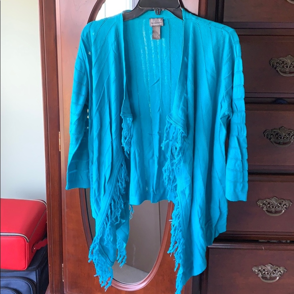 Chico’s beautiful teal sweater - Picture 4 of 4